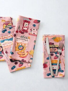 Printfresh Dinner Napkins (Set of 4) in Sweet Jams